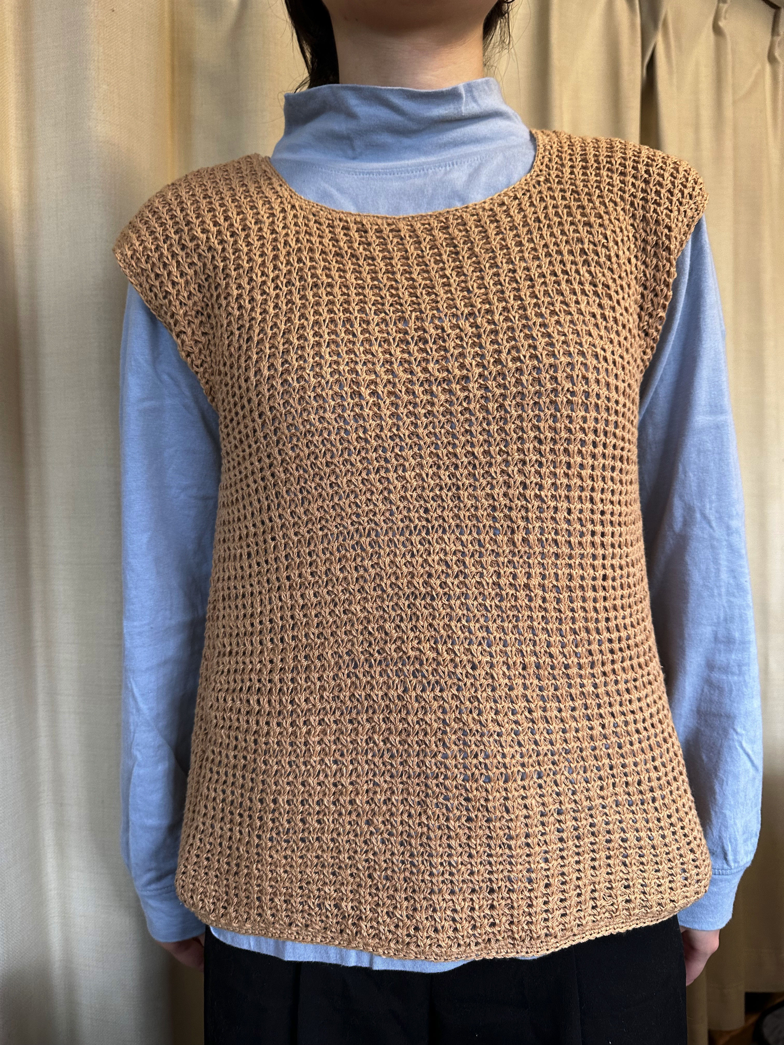 茶綿タンクトップ