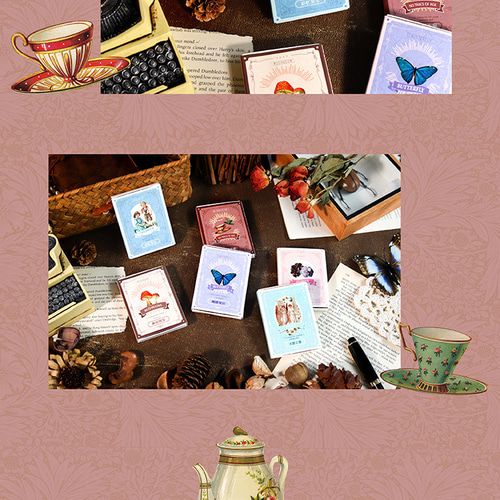 セール時光アルバムシリーズステッカーコラージュ素材6種360枚