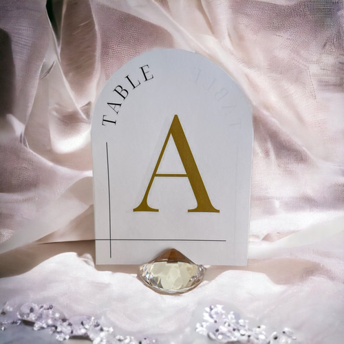 何枚注文しても600円】結婚式 テーブルナンバー アーチ型