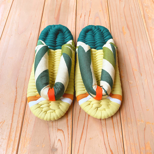 ＊room shoes＊布ぞうり／ SS22〜23cm【 NatureSS14】ギフト・プレゼント・ルームシューズ 3枚目の画像