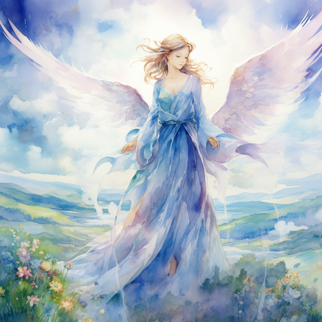 天使　絵画