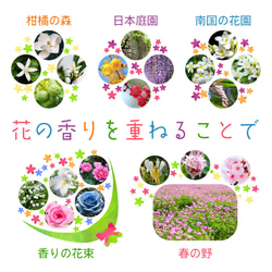 31種類　 リアル花ノ香5ml　「重ねて華、並べて彩」　生花の香りの再現　hande made 香水　日本製　アロマ香水 5枚目の画像