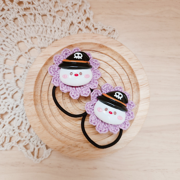 かぎ編み ハロウィンヘアゴム2点セット ヘアゴム ゆいゆい 通販