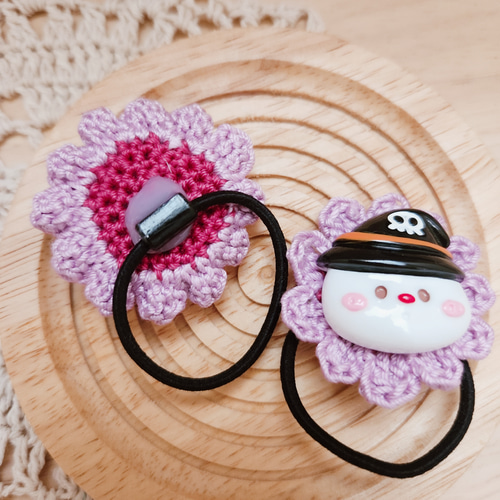 かぎ編み ハロウィンヘアゴム2点セット ヘアゴム ゆいゆい 通販
