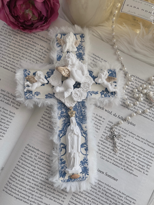 アロマストーン十字架&翼サシェ アロマストーン十字架&翼サシェ