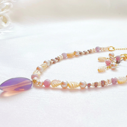 ж K18 18金 天然チェストカット/ブラックスピネル 45.3㎝ネックレス  