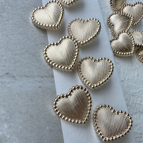 2個】ハートボタン ボタン parts your style 通販 16459136