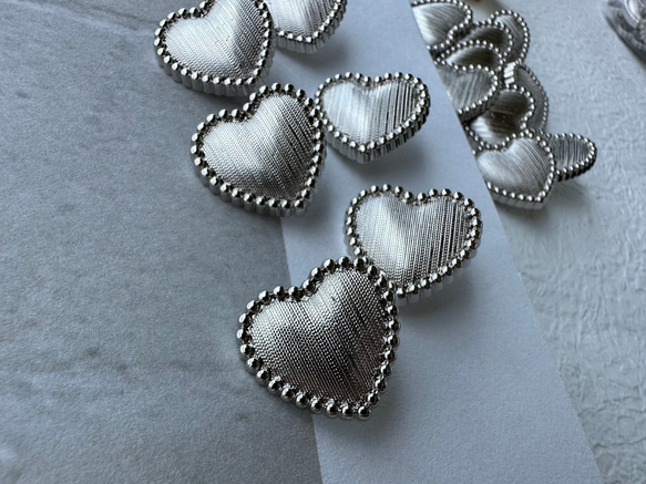 2個】ハートボタン ボタン parts your style 通販 16459141