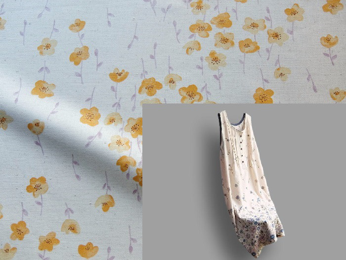 ～Seriesエプロンドレス…綿麻シーチング～