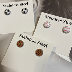 STAINLESS・サッカーボールピアス3(ユニセックス) 5枚目の画像