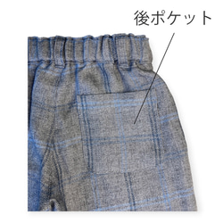 ハーフパンツ：ポケット付き（型紙と作り方のセット）型品番：BO-2322 6枚目の画像