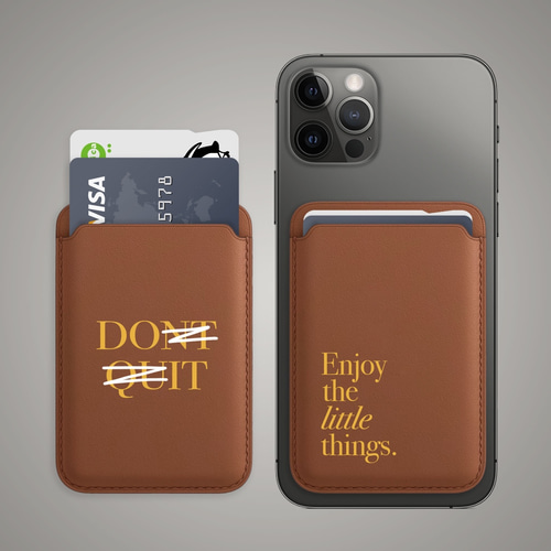 高評価の贈り物 MagSafe対応iPhoneレザーウォレット - ブラック