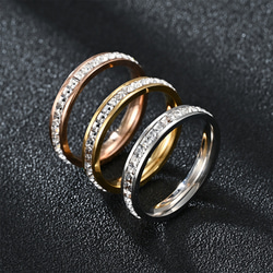 AOI Jewel 指輪 フルエタニティリング レディース ジルコニア おしゃれ アクセサリー 韓国ファッション ギフト 9枚目の画像