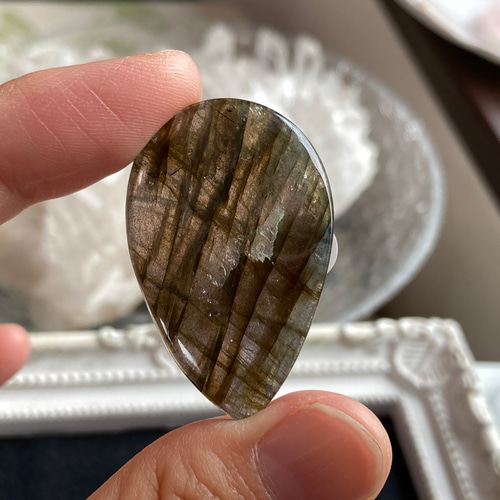 ラブラドライト【マルチカラー】天然石ルース 386 天然石