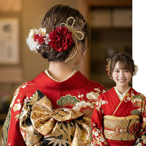 2101 成人式用髪飾り 成人式 卒業式 七五三 和装 結婚式 ウエディング