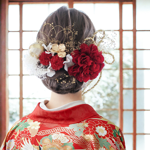 2101 成人式用髪飾り 成人式 卒業式 七五三 和装 結婚式 ウエディング