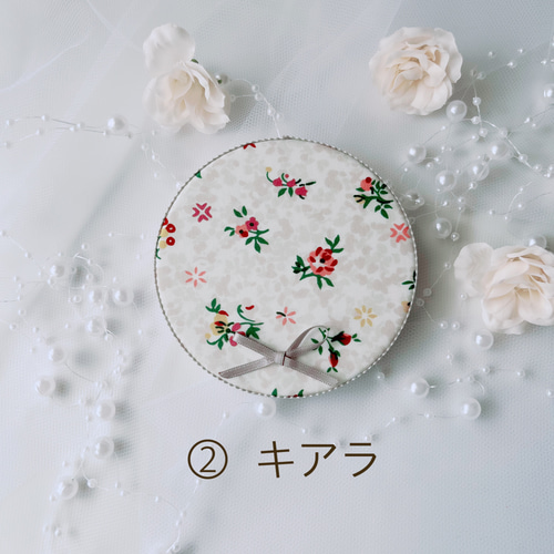 リバティプリント可愛いコースター◇2枚セット その他キッチン小物