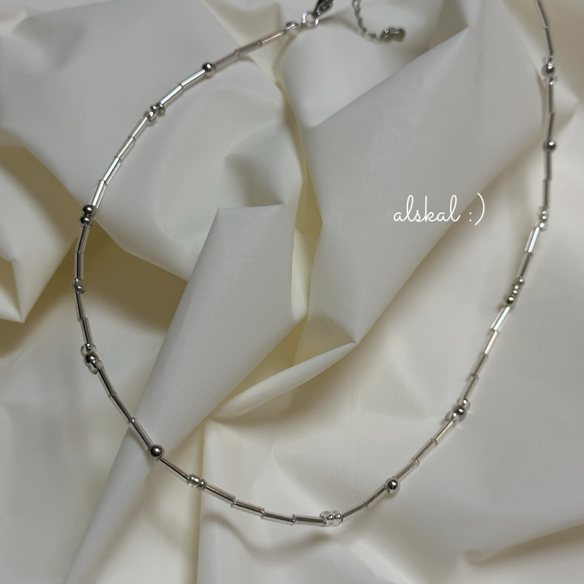 HAPPO シルバービーズネックレス RYOKU シルバービーズネックレス silver beads necklace