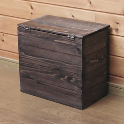 木製ゴミ箱15Lⅹ2 5枚目の画像