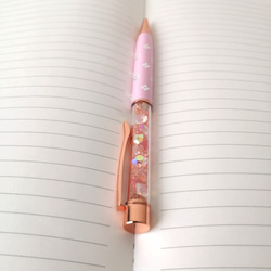 【キラキラ☆ジュエリービーズボールペン〜桜色〜】【簡易ラッピング無料】　さくら　サクラ　桜　ピンク　ボールペン　 14枚目の画像