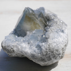 天然石 約285g約80mmセレスタイト(マダガスカル産)クラスター原石結晶ぎっしり天青石[ce-230827-01] 12枚目の画像