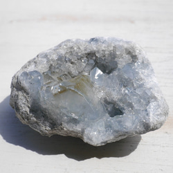天然石 約285g約80mmセレスタイト(マダガスカル産)クラスター原石結晶ぎっしり天青石[ce-230827-01] 11枚目の画像