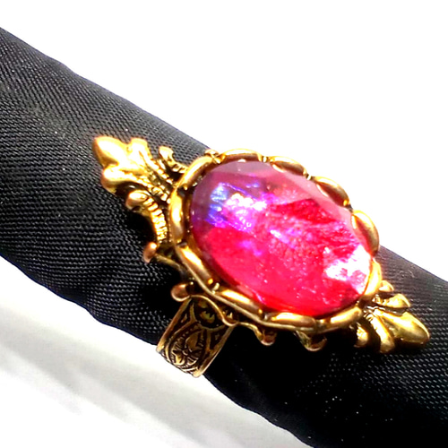 再々‥販~14×10mm:ドラゴンズブレス カットカボション (ルビー