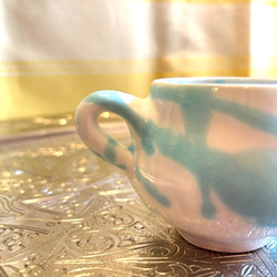 地中海陶器 　ハネンさん　優しさあふれるホワイトブルーに魅せられる　マグカップ　ソンラ SLWT 10枚目の画像