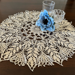 ハンドメイド レース編みドイリーNo.50 その他インテリア雑貨 Kazoo