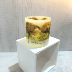 Botanical flower candle(ローズYE) LEDティーライトキャンドル付き 送料無料 2枚目の画像