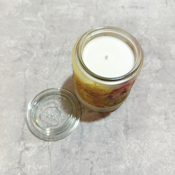 Botanical flower candle(ローズYE) LEDティーライトキャンドル付き 送料無料 4枚目の画像