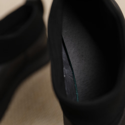 23 秋冬新款女式真皮鞋獨特高跟鞋 22 厘米-25.5 厘米 2 色 #807⭐免運費⭐ 第19張的照片