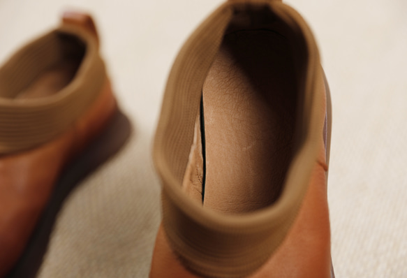 23 秋冬新款女式真皮鞋獨特高跟鞋 22 厘米-25.5 厘米 2 色 #807⭐免運費⭐ 第9張的照片