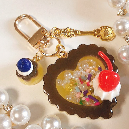 シャカシャカ シェイカー レジン キーホルダー オーダー J.M様