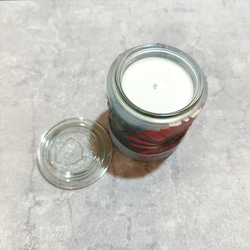 Botanical flower candle(ガーベラRED) LEDティーライトキャンドル付き 送料無料 4枚目の画像