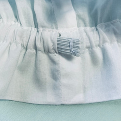 真っ白な付け袖風　アームカバー③　綿ローン 蝶の刺繍 4枚目の画像