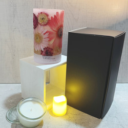 Botanical flower candle(Pink) LEDティーライトキャンドル付き 送料無料 7枚目の画像