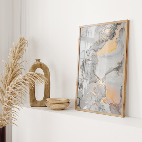 大型 額縁 フレーム アンティーク ゴールド マット付 高級