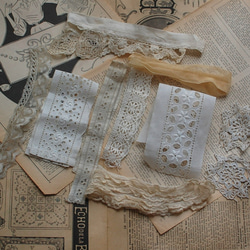 フランスアンティーク　イギリス　ファブリック　生地　はぎれ　アンティークレース アンティーク生地 Tisser Antique Linens (@tisserantiquelinens