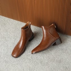 ★サイズ交換可能★本革製靴　ハンドメイドシューズ　ハイヒール　レディース ブーツ 11枚目の画像
