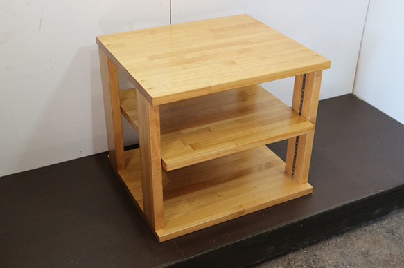 木製 5段オーディオラック特注品