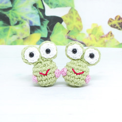 ゴム交換可能〉ハート あみぐるみ ヘアゴム かぎ針編み 雑貨・その他