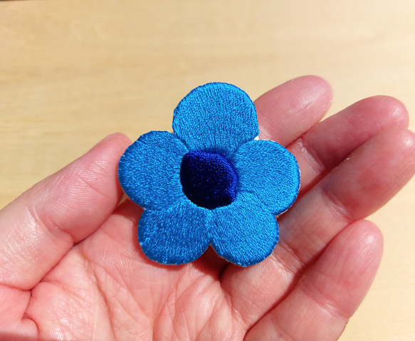 立体花 ワッペン アップリケ 刺繍 かわいい カワイイ 可愛い 面白い カラフル オリジナル 8枚目の画像