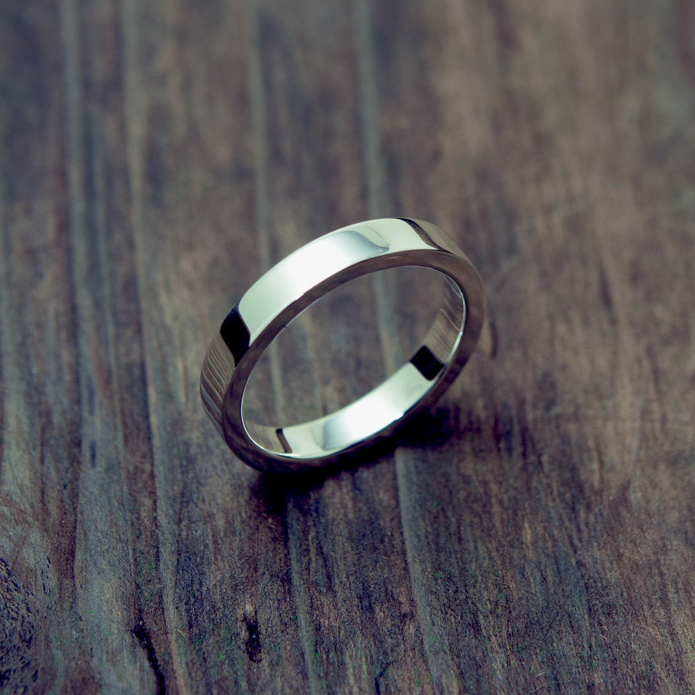 Flat Flat Ring 3mm シルバーリング オーダー制作/ 受注生産（平打ち形状）