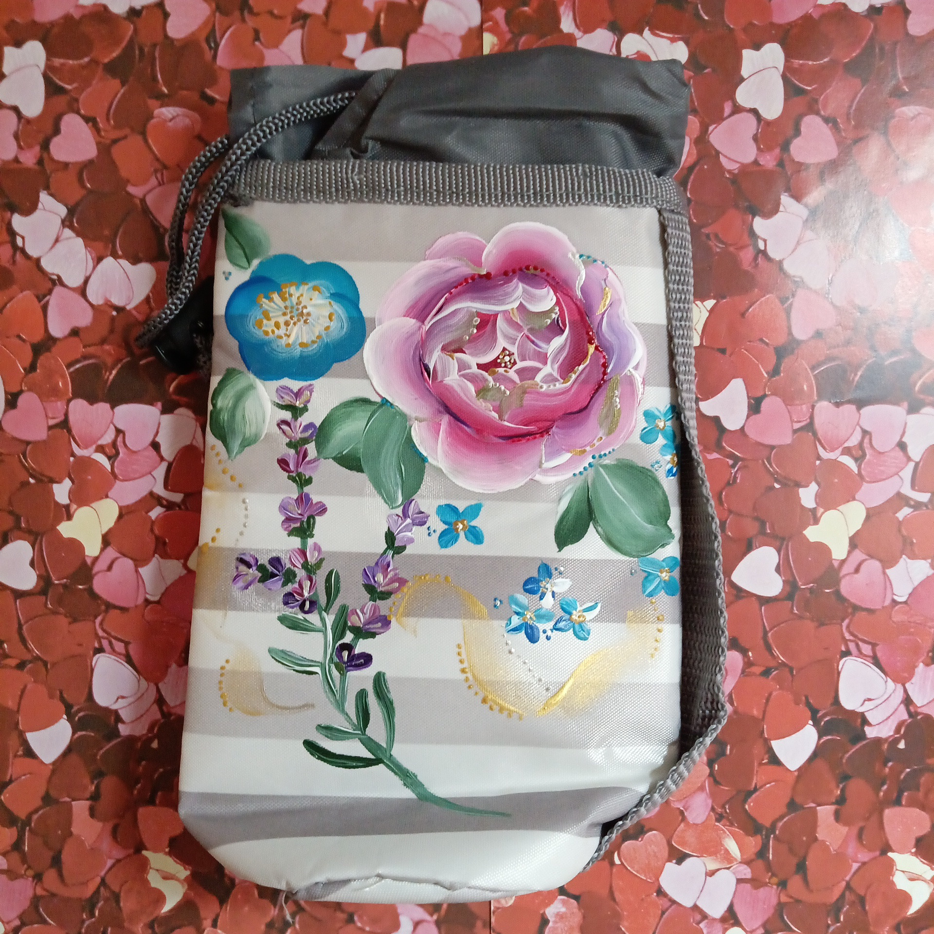 ハンドメイド　トールペイントの壁掛けです。