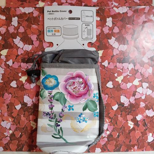 ボード　ボールペン　薔薇　手描き　トールペイント お薬手帳ケース トールペイント 手書き ハンドメイド 紫色の薔薇