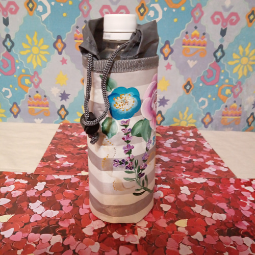 ステンレスボトル　ショール　薔薇　手描き　トールペイント ステンレスボトル 薔薇 手描き トールペイント - メルカリ