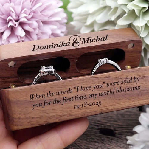 カスタマイズ刻印】リングピロー リングボックス ウェディング 指輪