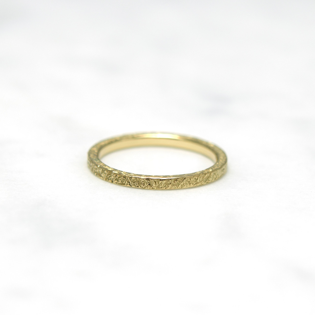 ゴールドリング K14スクエア K14 Ring No.5 リングサイズ10号