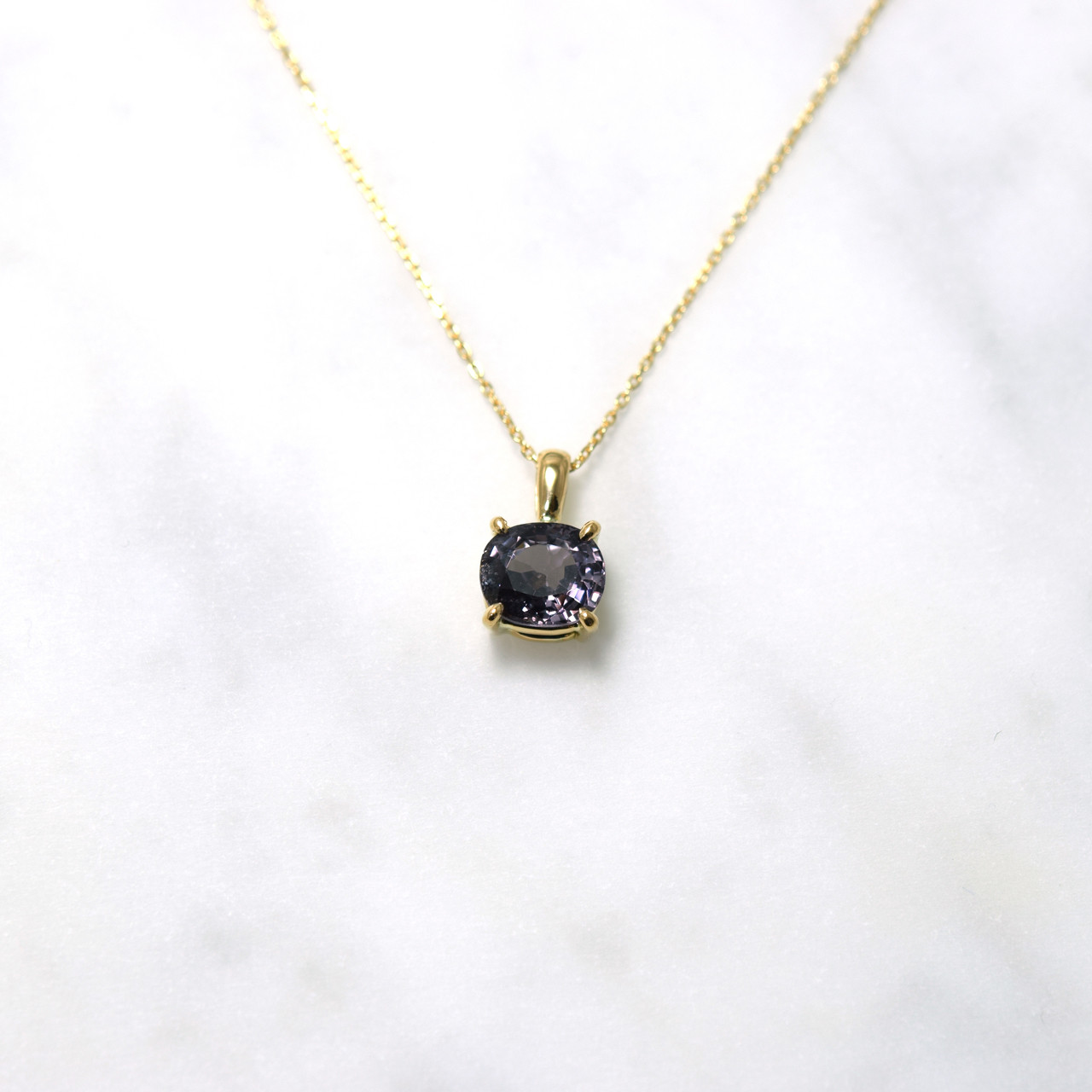 Spinel K18ゴールド スピネルペンダント K18チェーン　ペンダントNo.3